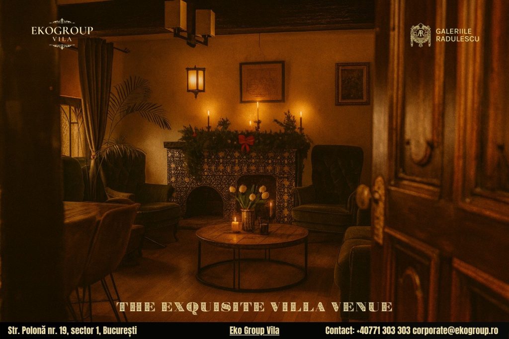 Destinații de Crăciun în București: O călătorie în timp cu Crăciunul anilor ’30 la Eko Group Vila - eleganța devine destinul tău festiv